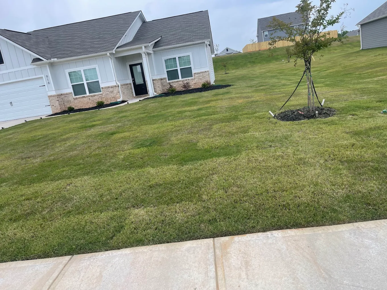 Freshly maintained property by Pro South Grounds
